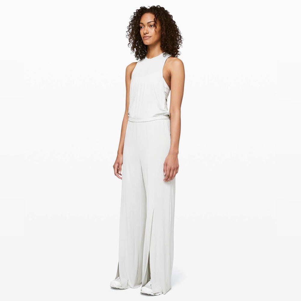 Lululemon Restore Onesie Lululemon Lab Vapor RARE Size 8 Sleeveless Jumpsuit